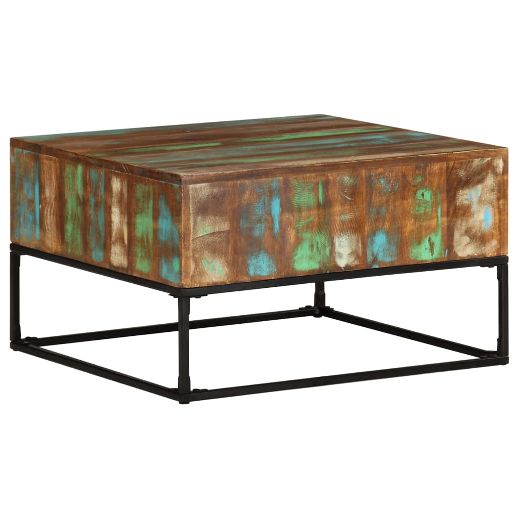 Levně vidaXL Konferenční stolek 68 x 68 x 41 cm masivní recyklované dřevo