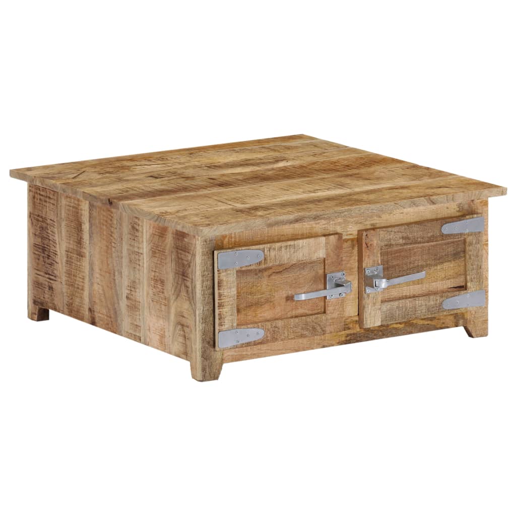 Levně vidaXL Konferenční stolek 70 x 70 x 30 cm masivní mangovníkové dřevo