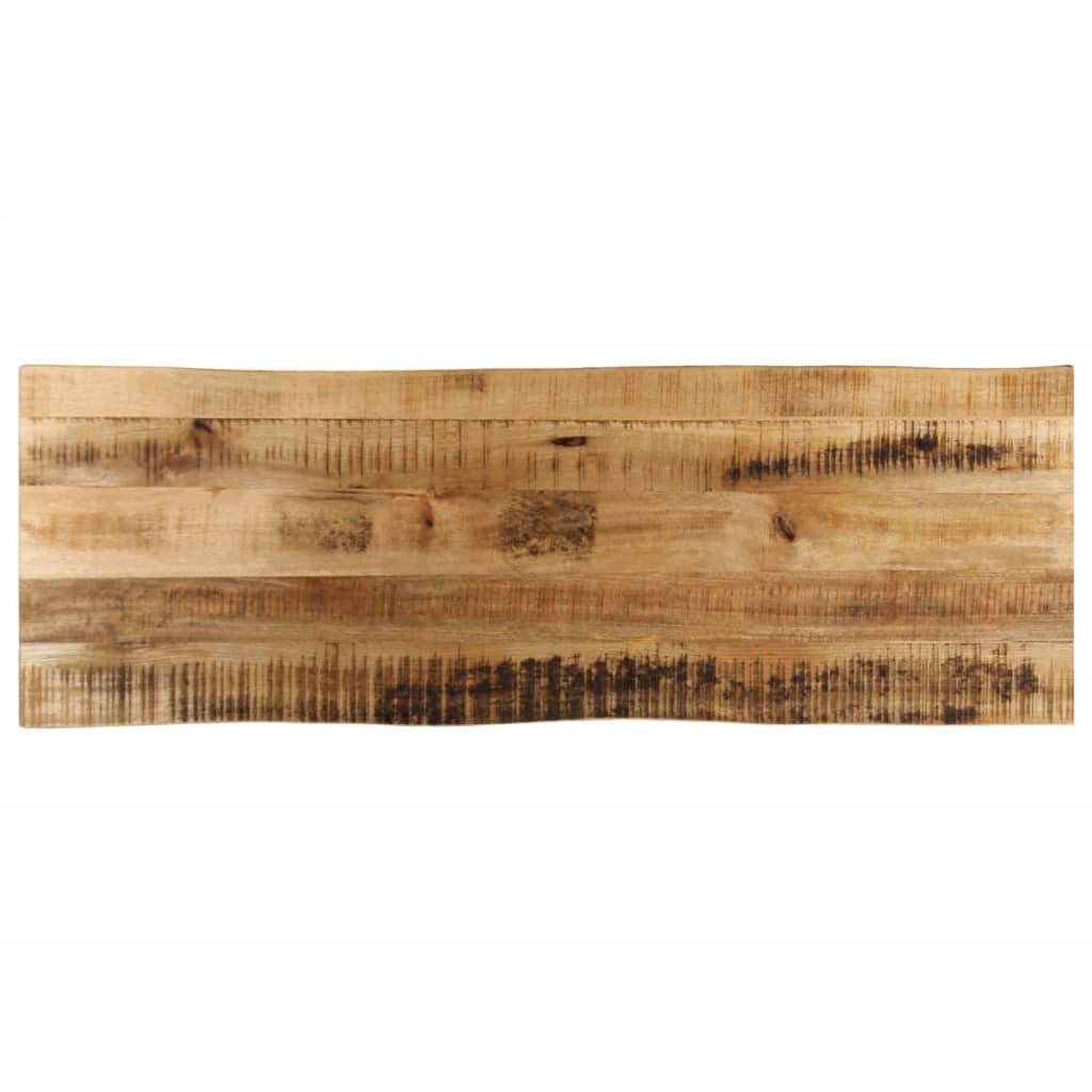Levně vidaXL Stolní deska živá hrana 140x40x3,8 cm masivní hrubý mangovník