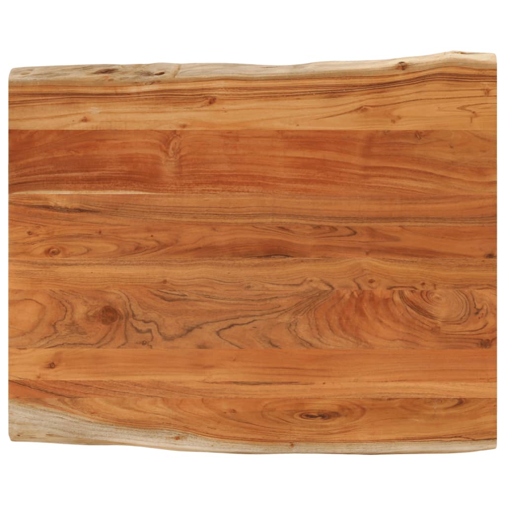 Levně vidaXL Stolní deska 100x80x2,5cm obdélníková masivní akácie živá hrana