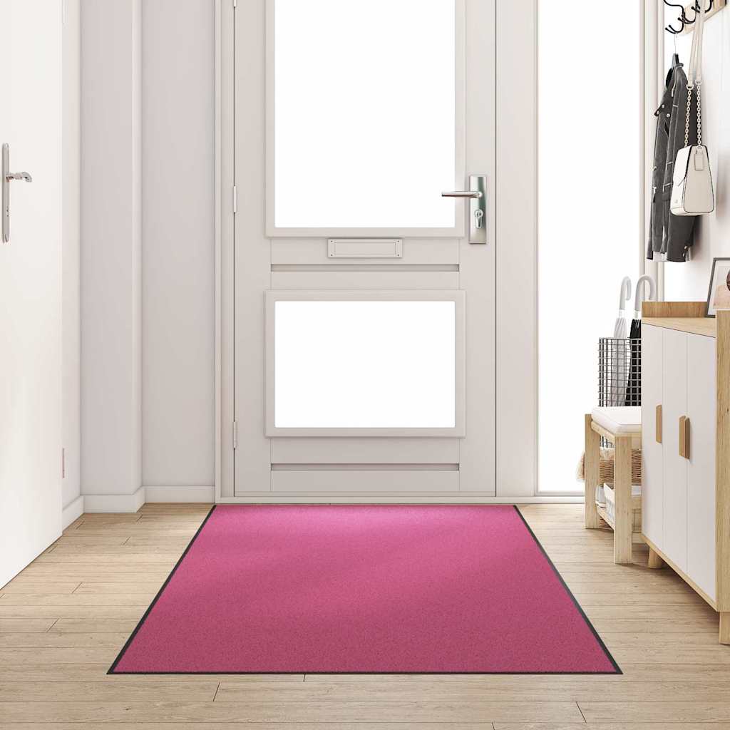 Levně vidaXL Rohož Růžová a černá 120 x 300 cm 100% polyamid