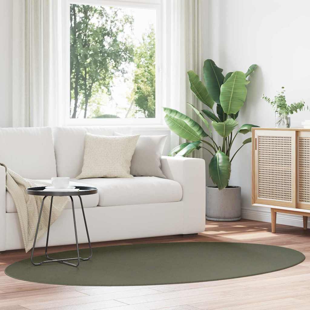 Levně vidaXL Kusové koberce HUARTE Lesní zelená 140 x 200 cm 100% polyester