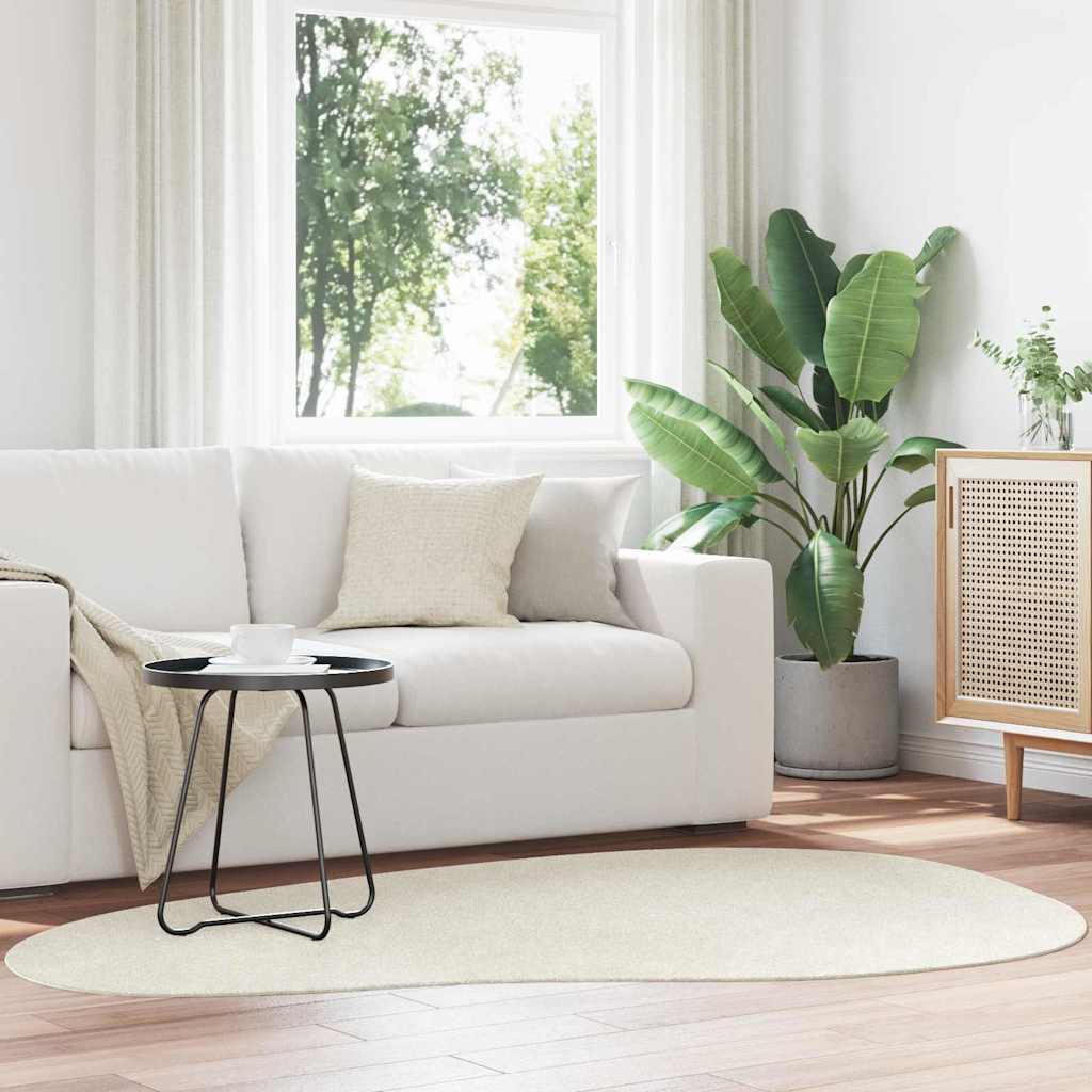 Levně vidaXL Kusové koberce HUARTE Krémová 140 x 200 cm Polyester
