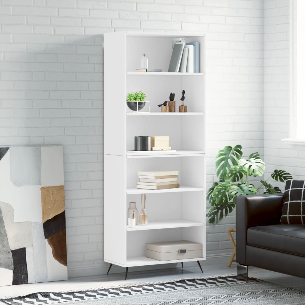 Levně vidaXL Skříň bílá 69,5 x 32,5 x 180 cm kompozitní dřevo