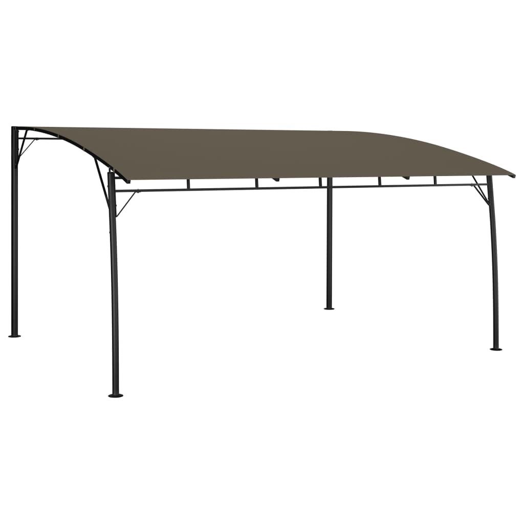 Levně vidaXL Zahradní markýza proti slunci 4 x 3 x 2,55 m taupe