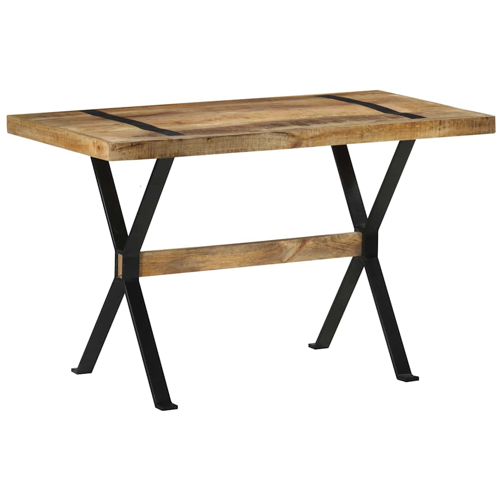 Levně vidaXL Jídelní stůl 120 x 60 x 76 cm hrubé mangovníkové dřevo