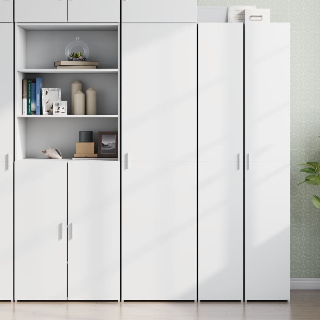 Levně vidaXL Skříň highboard bílá 50 x 42,5 x 185 cm kompozitní dřevo