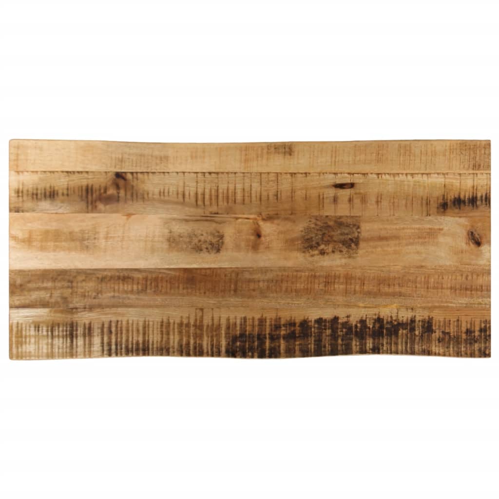 Levně vidaXL Stolní deska živá hrana 100x40x3,8 cm masivní hrubý mangovník