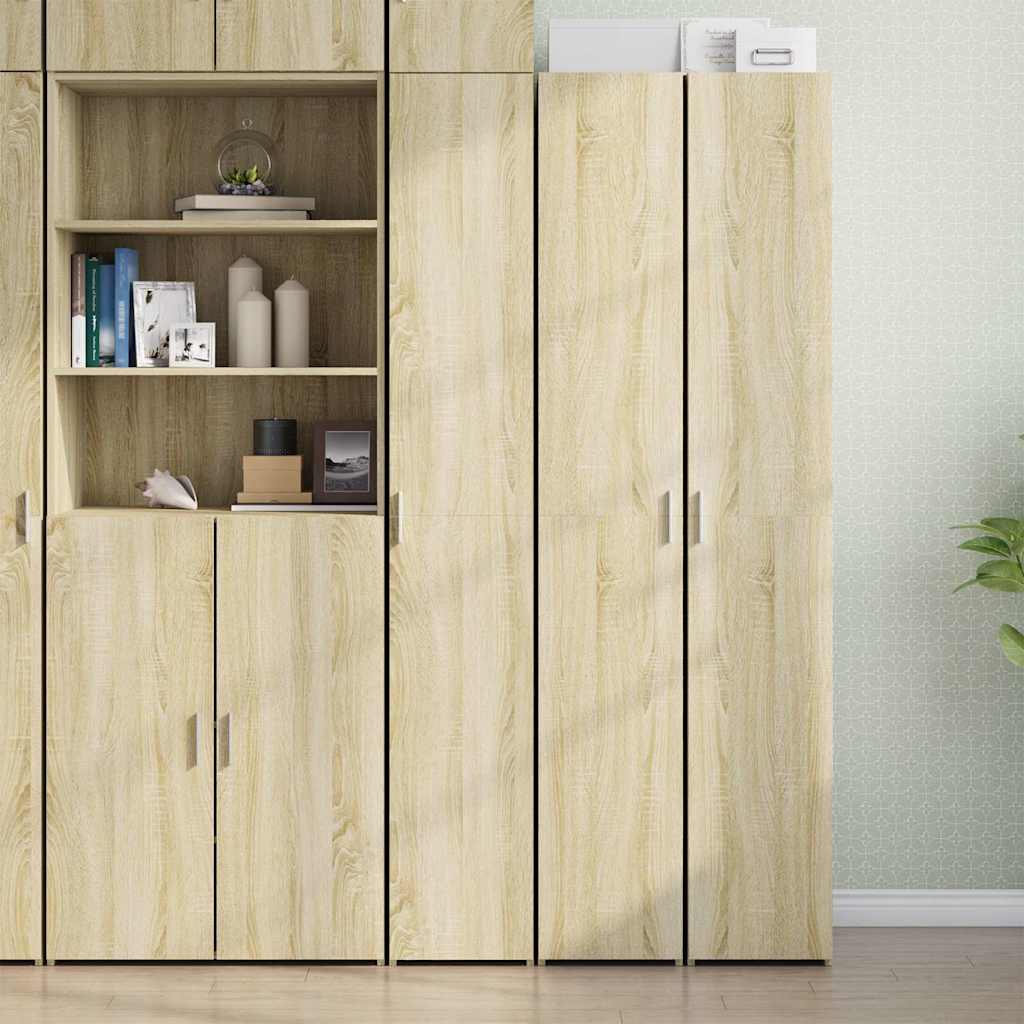 Levně vidaXL Skříň highboard dub sonoma 30 x 42,5 x 185 cm kompozitní dřevo