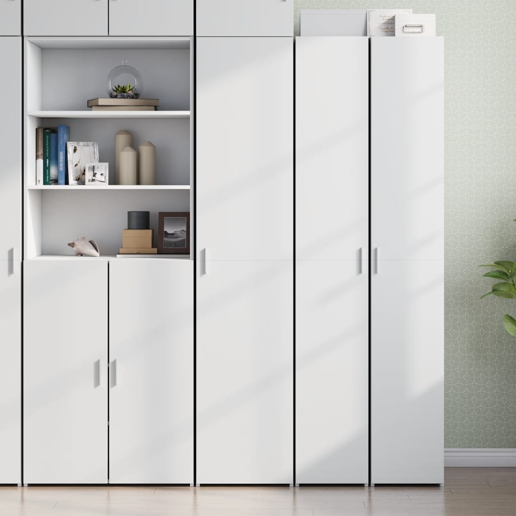 Levně vidaXL Skříň highboard bílá 40 x 42,5 x 185 cm kompozitní dřevo