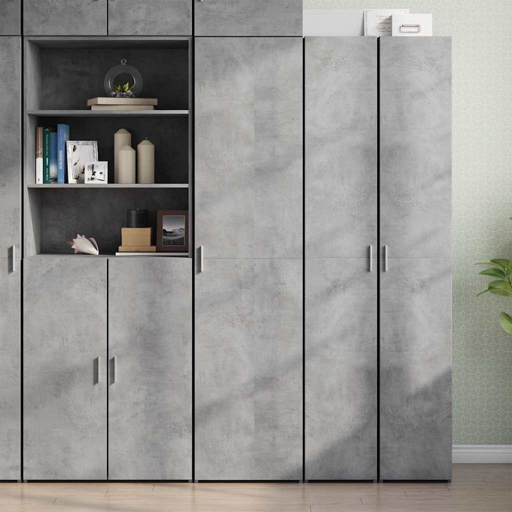 Levně vidaXL Skříň highboard betonově šedá 45x42,5x185 cm kompozitní dřevo