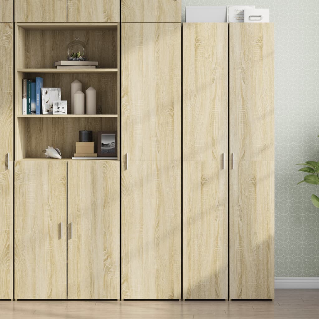 Levně vidaXL Skříň highboard dub sonoma 40 x 42,5 x 185 cm kompozitní dřevo