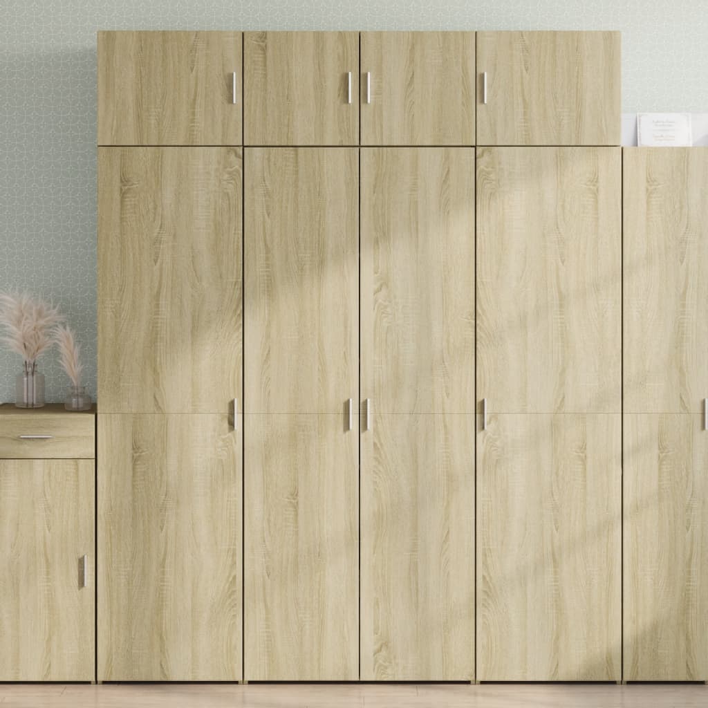 Levně vidaXL Skříň highboard dub sonoma 80 x 42,5 x 185 cm kompozitní dřevo