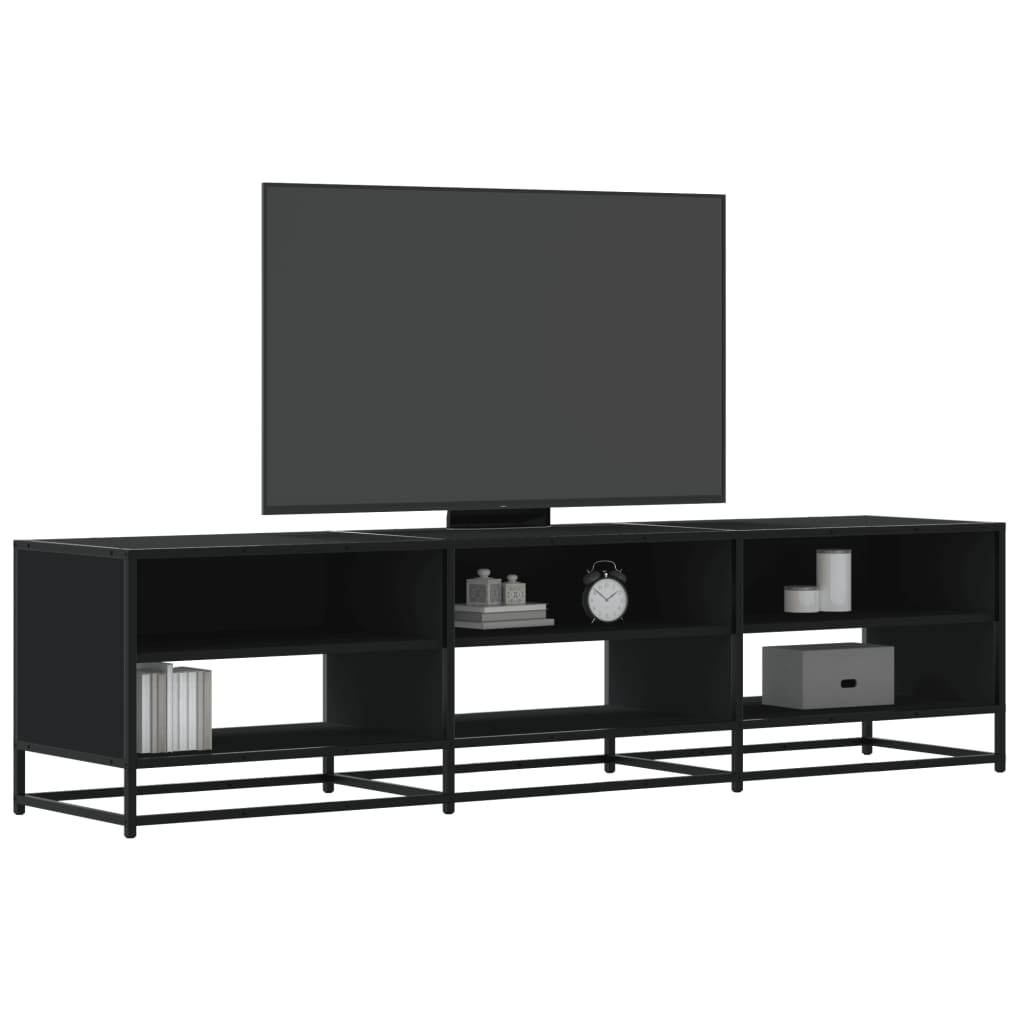 Levně vidaXL TV skříňka černá 180 x 40 x 46 cm kompozitní dřevo