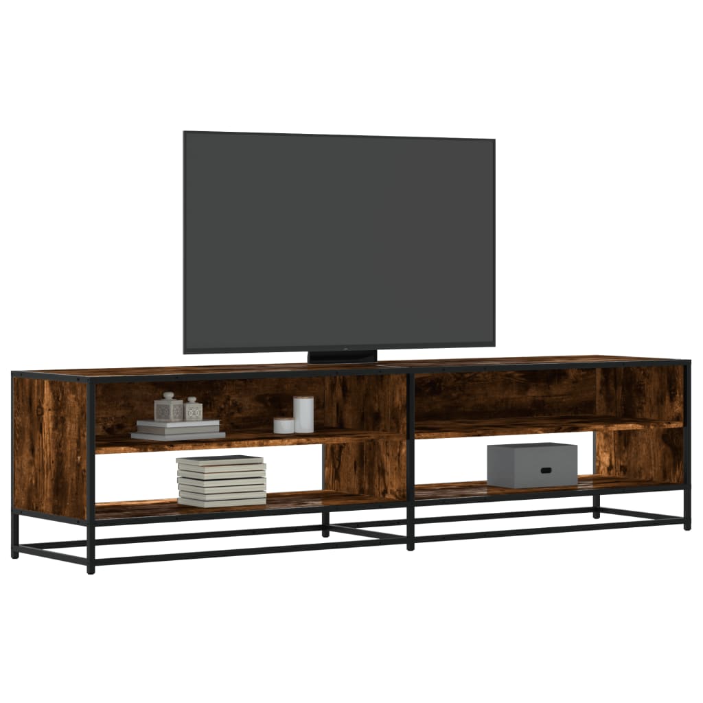 Levně vidaXL TV skříňka kouřový dub 180,5 x 40 x 46 cm kompozitní dřevo