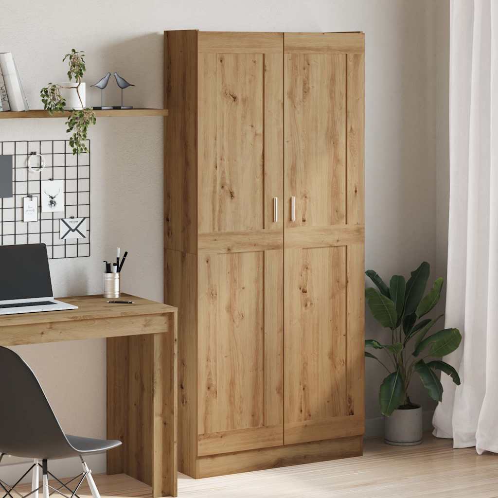 Levně vidaXL Skříň dub artisan 82,5 x 30,5 x 185 cm kompozitní dřevo