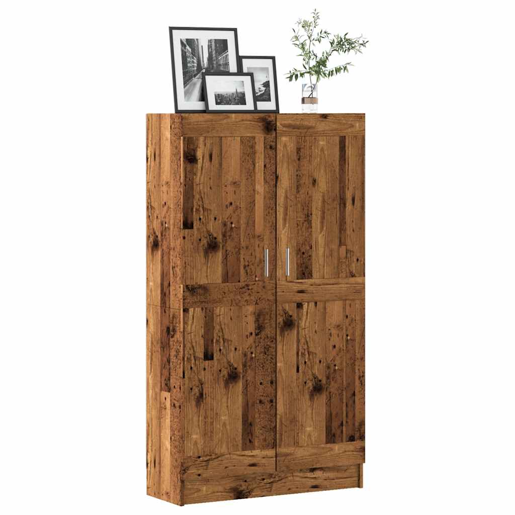 Levně vidaXL Knihovna old wood 82,5 x 30,5 x 150 cm kompozitní dřevo