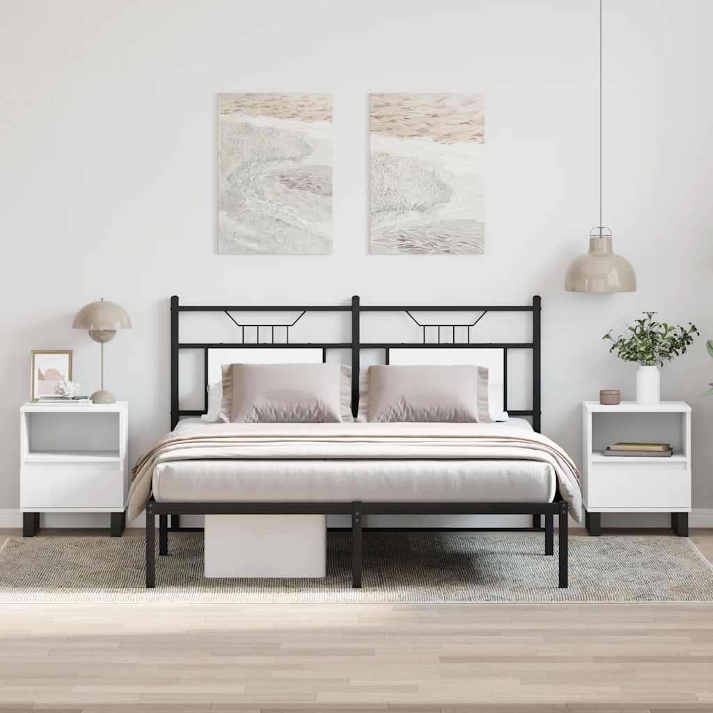 Levně vidaXL Noční stolky 2 ks bílé 40 x 35 x 50 cm kompozitní dřevo