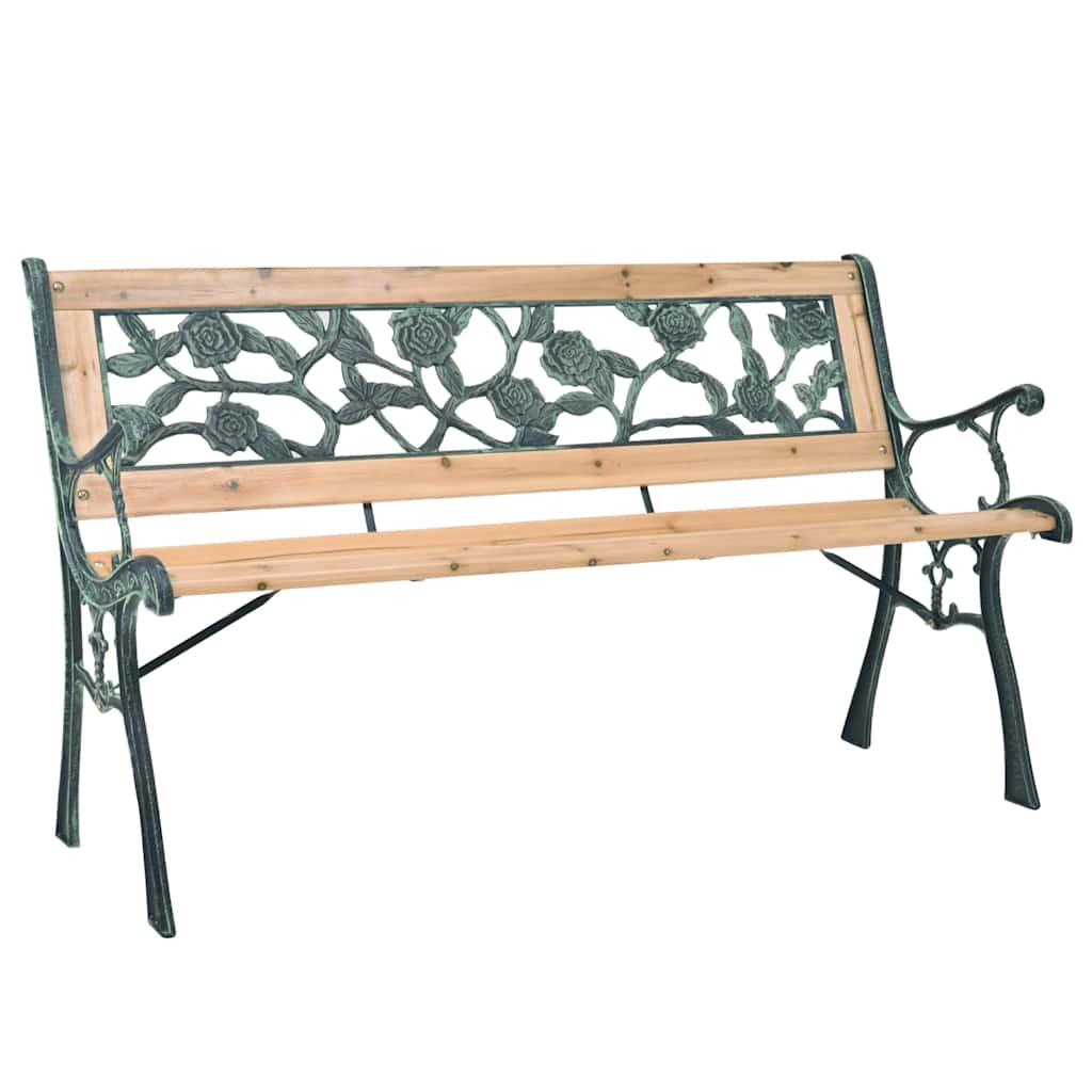 Levně vidaXL Zahradní lavice 122 cm dřevěná
