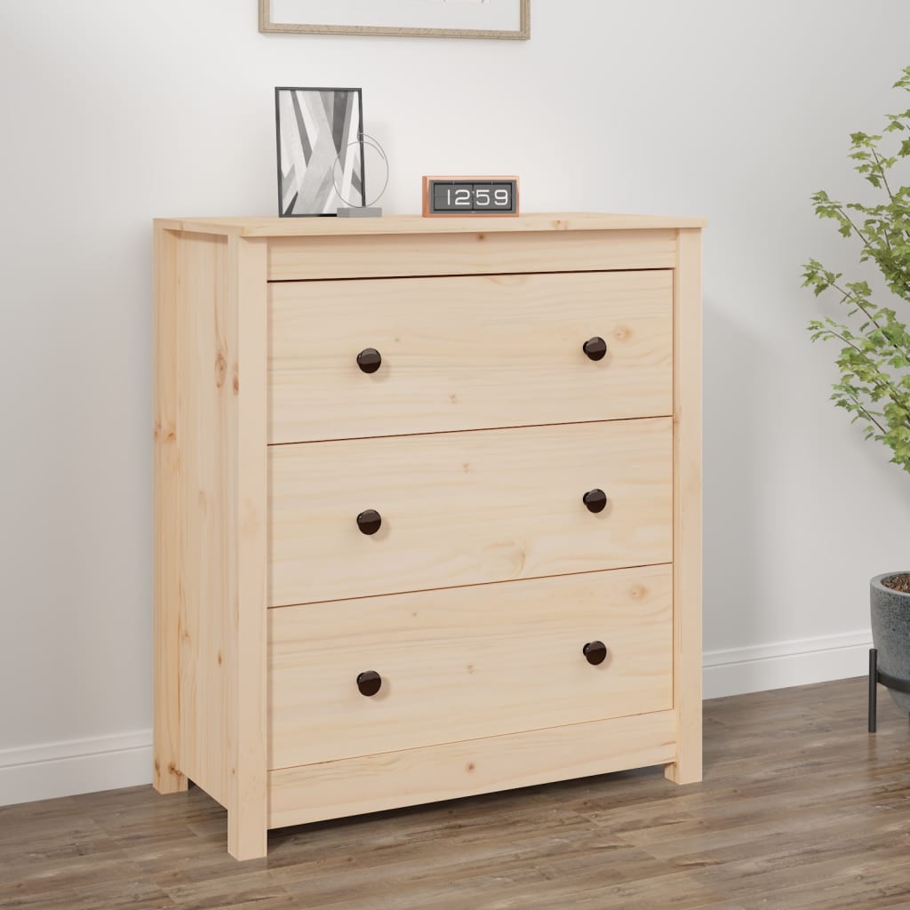 Levně vidaXL Příborník 70 x 35 x 80 cm masivní borové dřevo