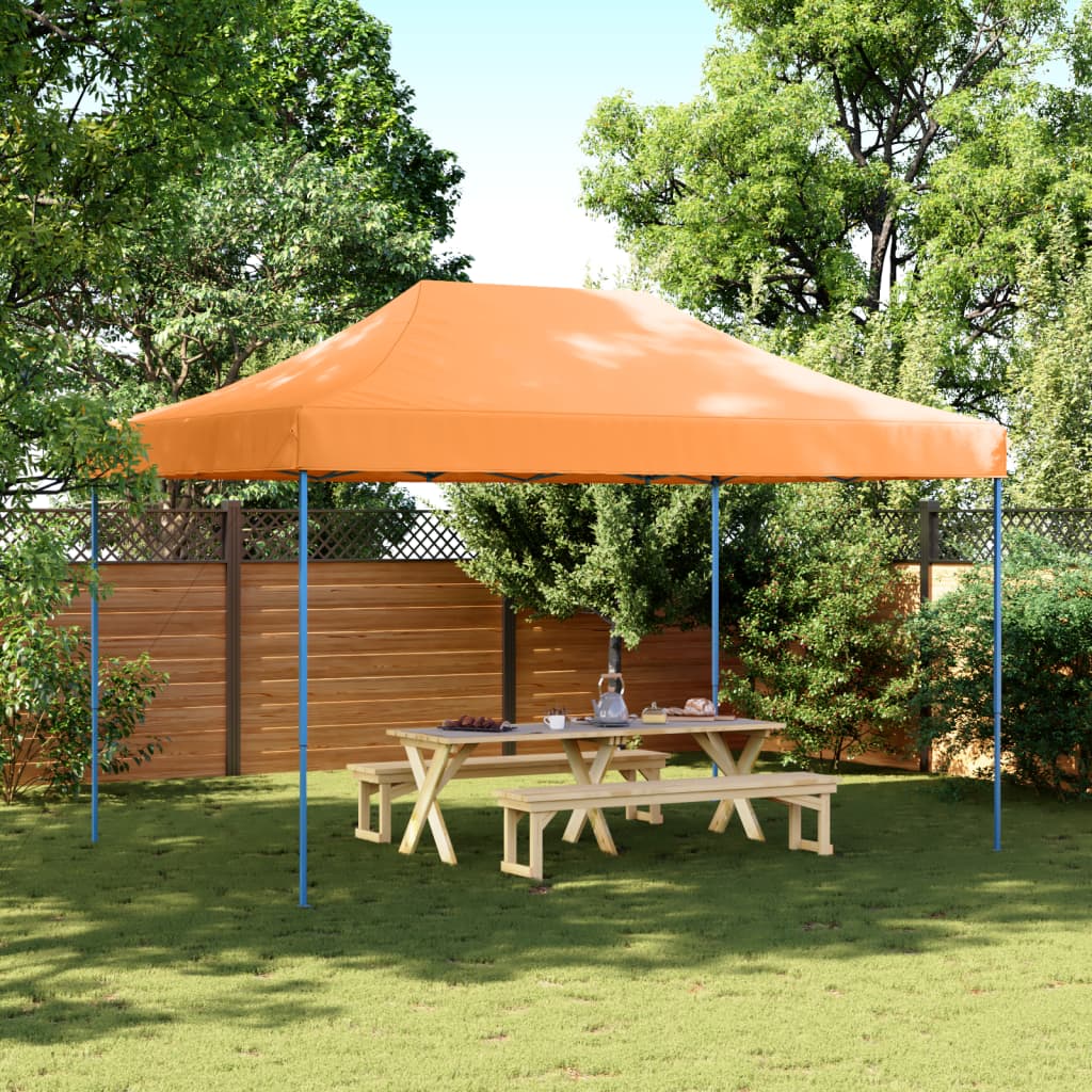 Levně vidaXL Skládací party stan pop-up oranžový 440 x 292 x 315 cm