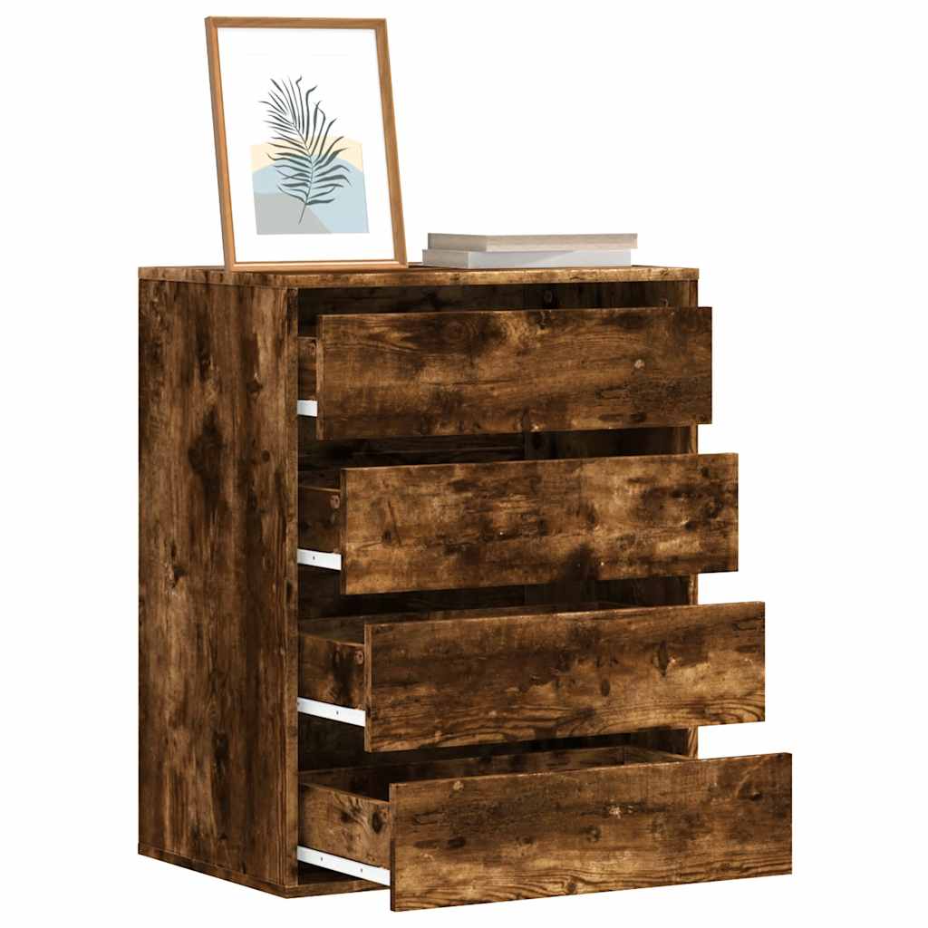 Levně vidaXL Rohová zásuvková komoda old wood 60x41x76 cm kompozitní dřevo