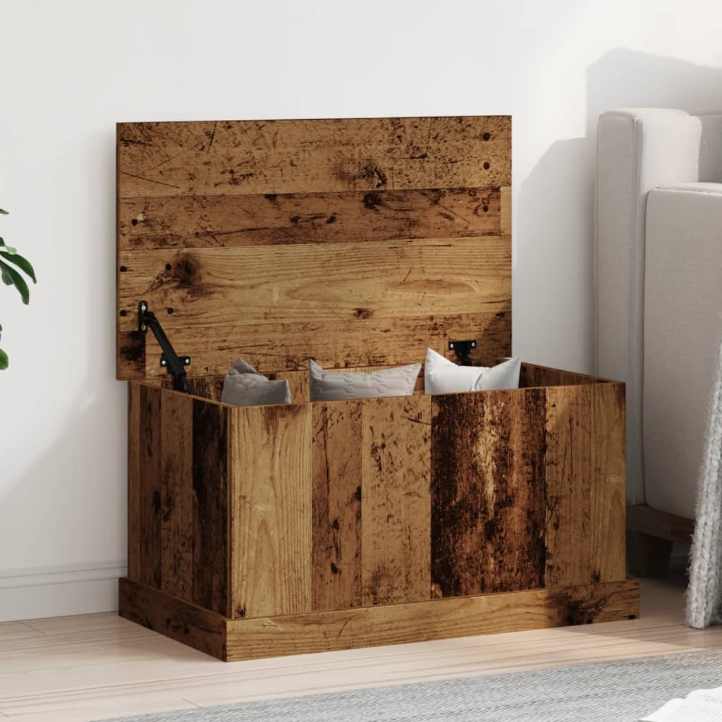 Levně vidaXL Úložný box old wood 70 x 40 x 38 cm kompozitní dřevo