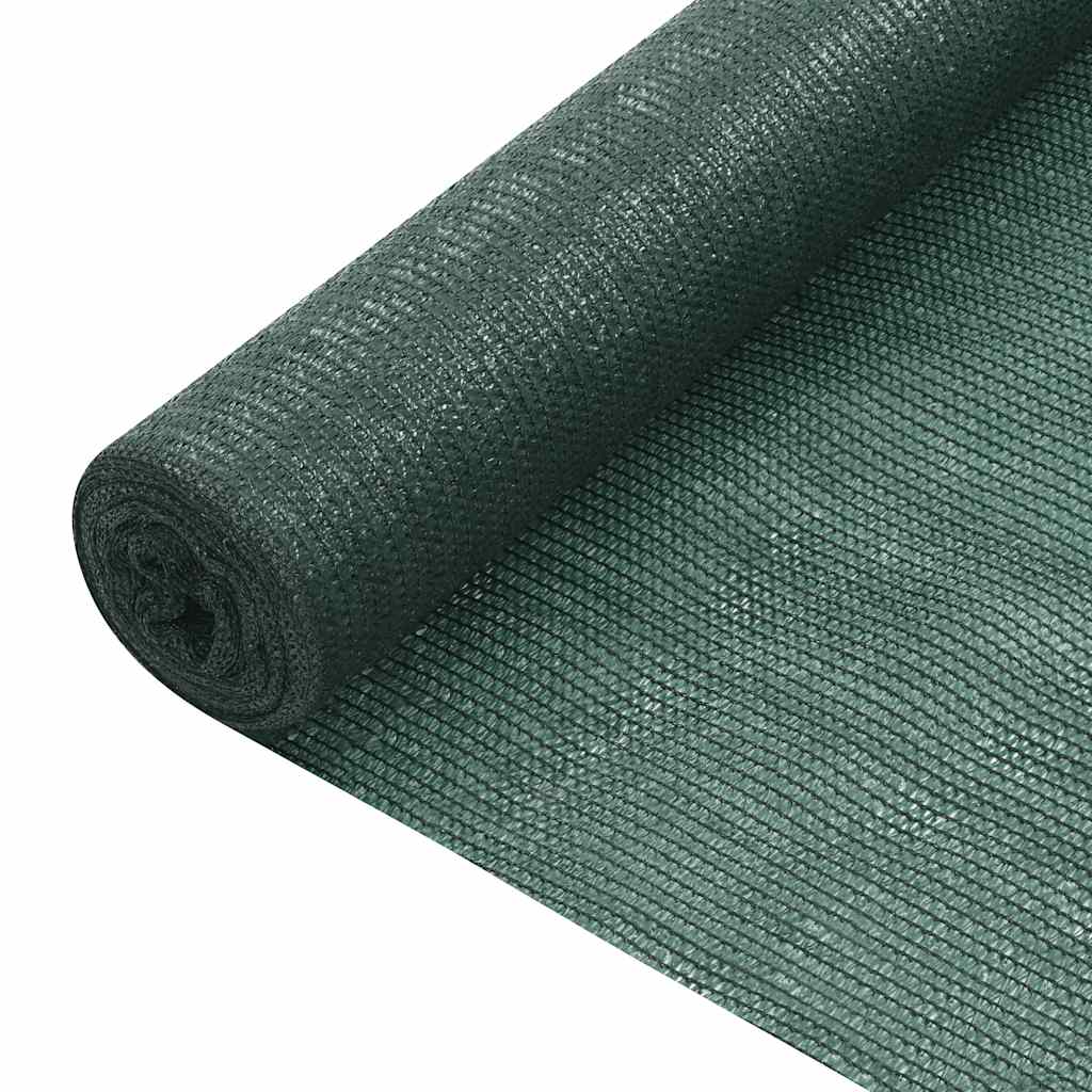 Levně vidaXL Stínící tkanina zelená 2 x 50 m HDPE 75 g/m²