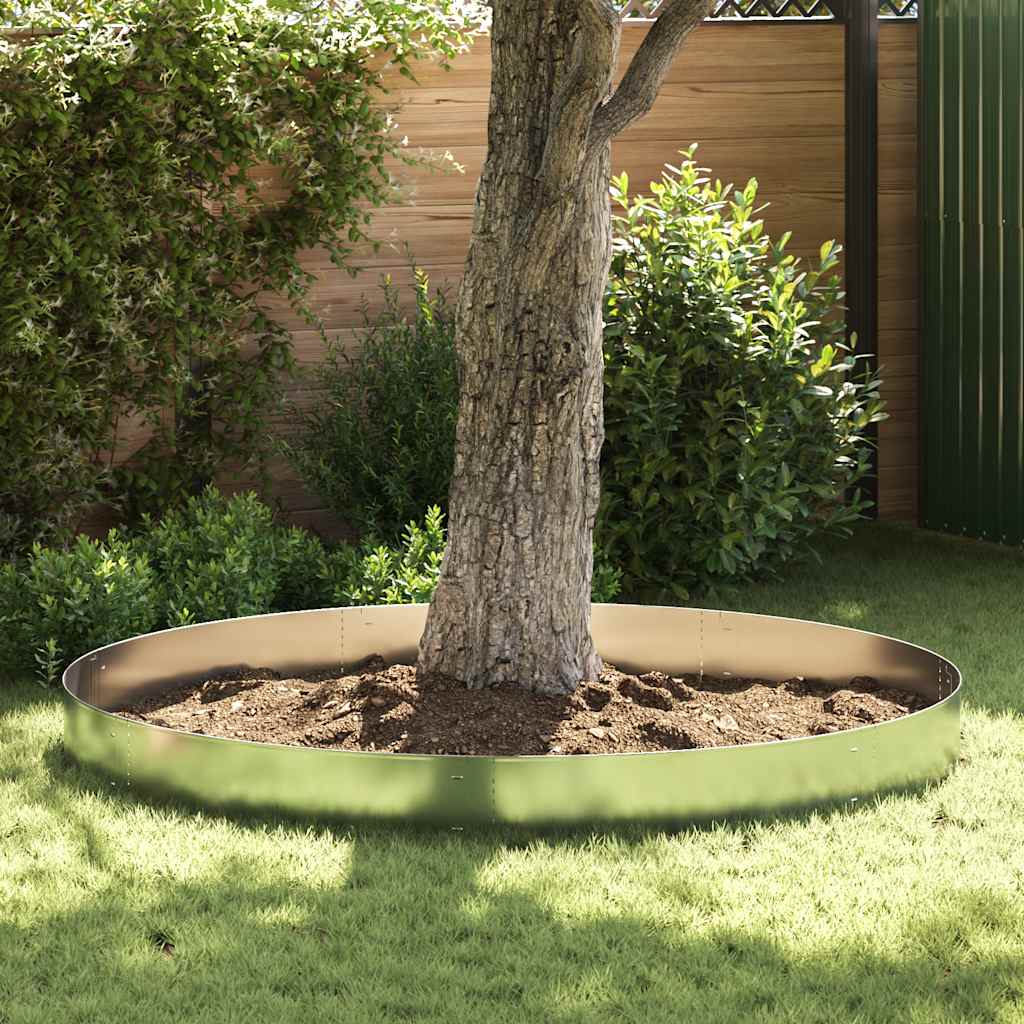 Levně vidaXL Trávní lem 20 ks pozinkovaná ocel 100 x 20 cm