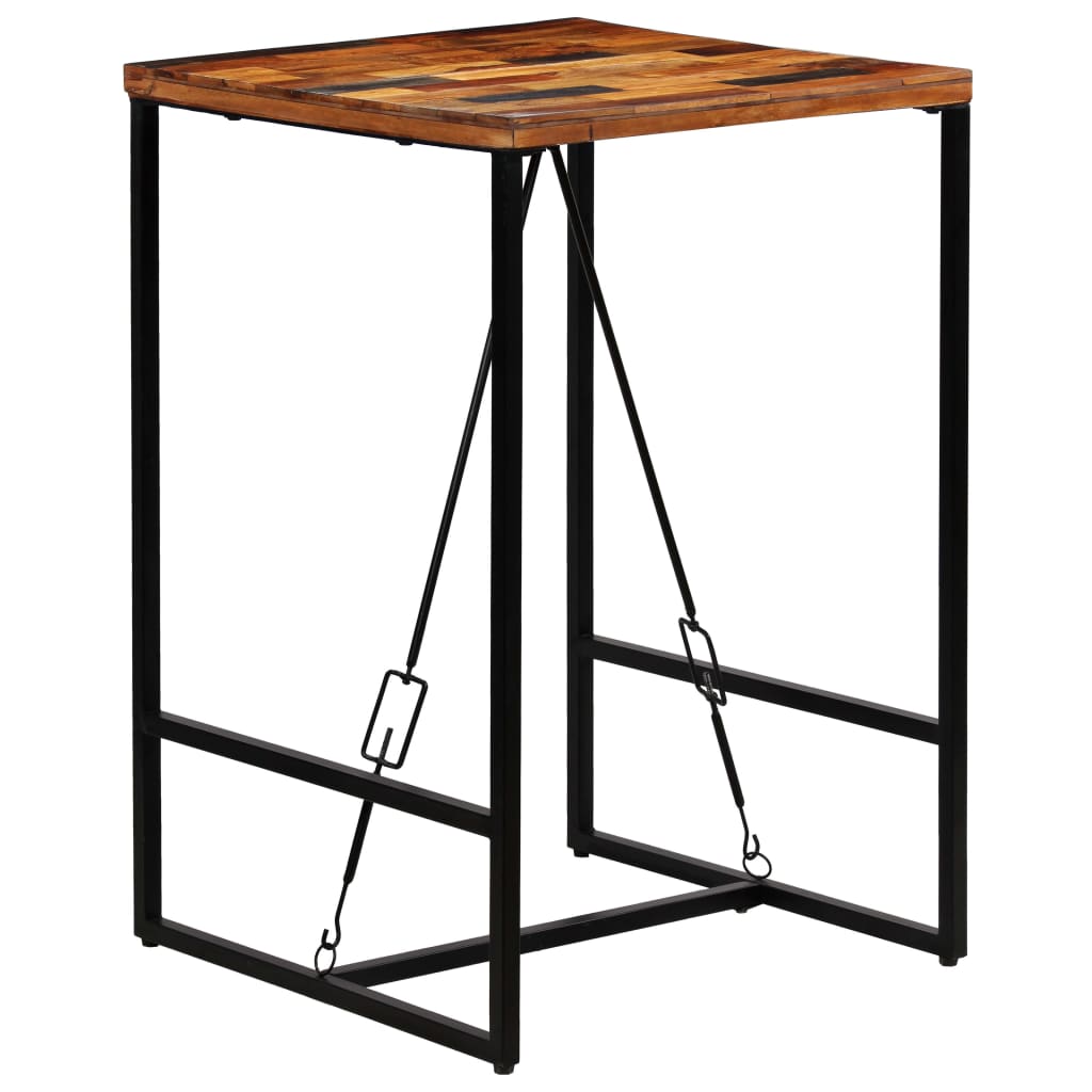 vidaXL Barový stůl masivní recyklované dřevo 70 x 70 x 106 cm