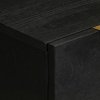 vidaXL Příborník černý 60 x 33 x 75 cm kompozitní dřevo