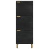 vidaXL Skříň černá 40 x 33 x 110 cm kompozitní dřevo