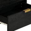 vidaXL Noční stolek černý 50 x 33 x 62 cm kompozitní dřevo