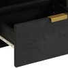 vidaXL Noční stolek černý 40 x 33 x 46 cm kompozitní dřevo