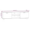 vidaXL TV skříňka šedá sonoma 140x40,5x35 cm kompozitní dřevo