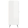 vidaXL Příborník bílý s vysokým leskem 69,5x34x90 cm kompozitní dřevo
