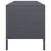 vidaXL TV skříňka antracitová 135x39x43,5 cm ocel válcovaná za studena