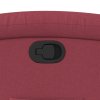 vidaXL Zvedací polohovací křeslo vínové textil