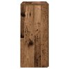vidaXL Příborník s LED old wood 80 x 35 x 75 cm kompozitní dřevo