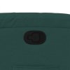 vidaXL Polohovací křeslo tmavě zelené textil