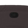 vidaXL Polohovací křeslo tmavě hnědé textil