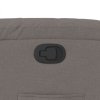vidaXL Zvedací polohovací křeslo taupe textil