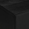 vidaXL 2dílný set koupelnového nábytku černý kompozitní dřevo