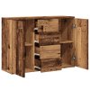 vidaXL Příborník old wood 88 x 30 x 64 cm kompozitní dřevo