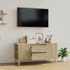 vidaXL TV skříňka dub sonoma 102x44,5x50 cm kompozitní dřevo
