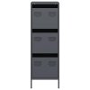vidaXL Skříň antracitová 39 x 35 x 103,5 cm ocel