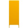 vidaXL Skříň hořčicově žlutá 35 x 39 x 103,5 cm ocel