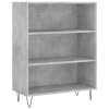 vidaXL Skříň highboard betonově šedá 69,5x34x180 cm kompozitní dřevo