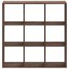 vidaXL Knihovna hnědý dub 102 x 32 x 102 cm kompozitní dřevo