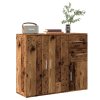 vidaXL Příborník old wood 91 x 29,5 x 75 cm kompozitní dřevo
